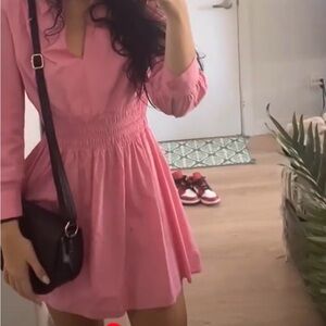 Elegant Pink Women's Dress